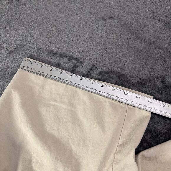 VTG Tommy by Tommy Hilfiger Pleated Chino Baggy Shorts Womens 10 Beige Preppy - Picture 10 of 10